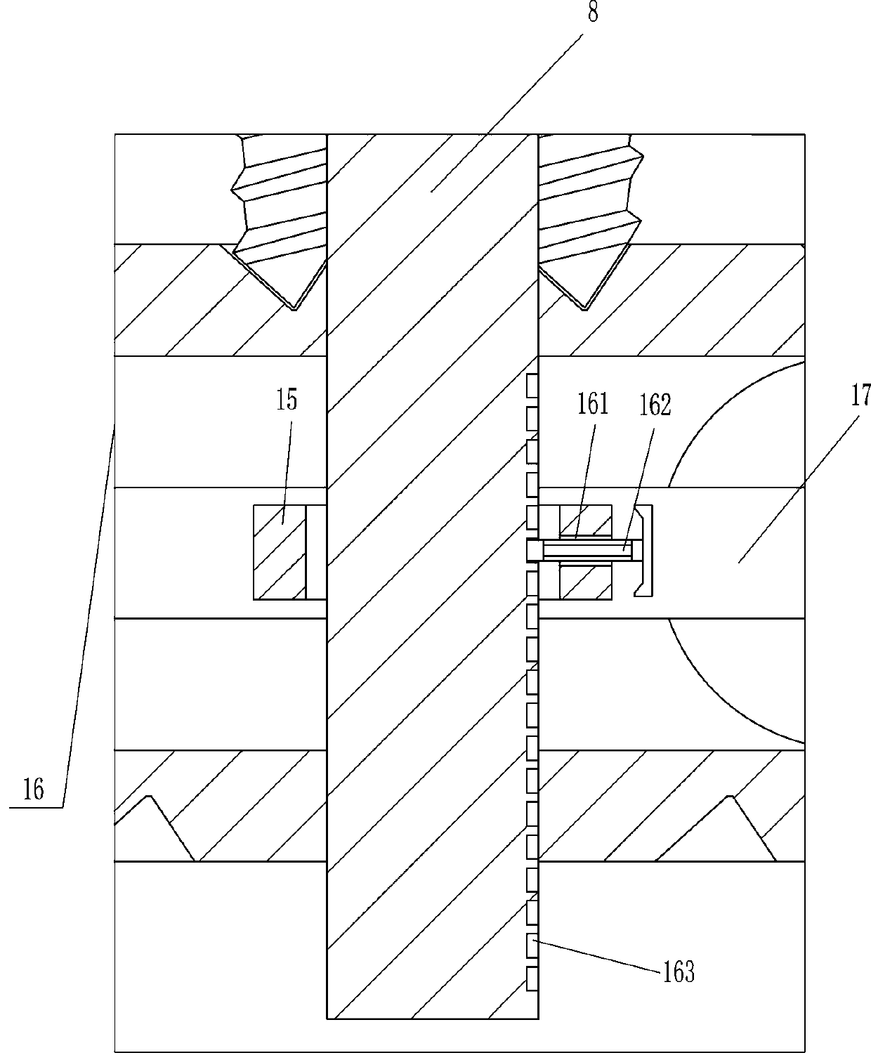 Assist device for screw wood plate splicing