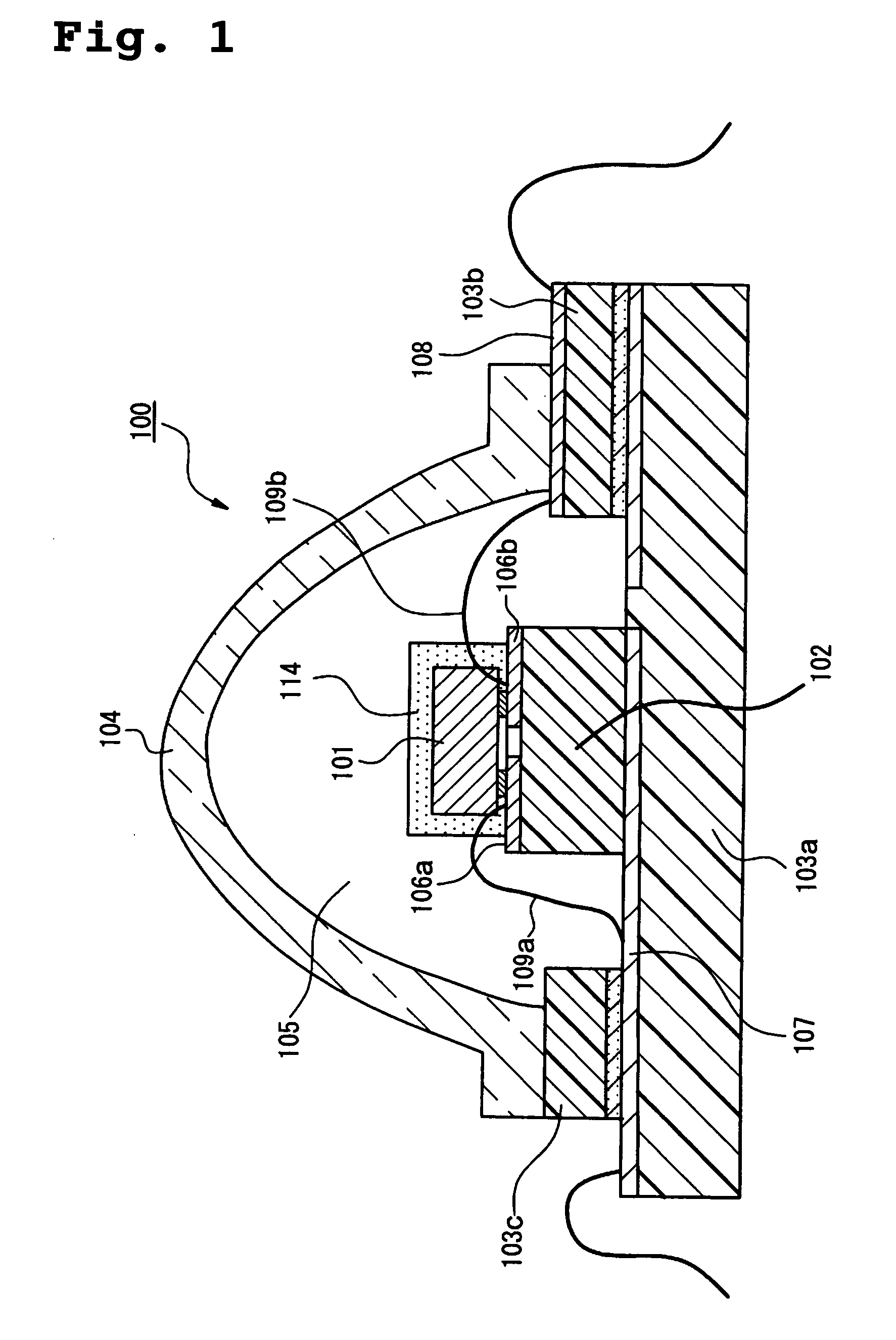 Light emitting device with silicone resin layer formed by screen printing