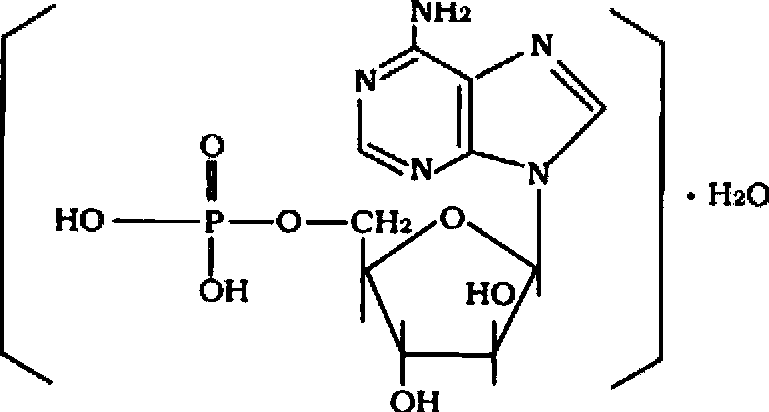 Vidarabine monophosphate pharmaceutical composition and preparation method thereof