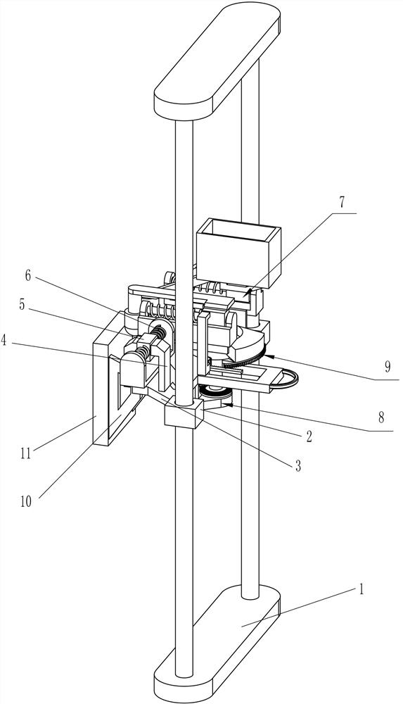 Wiring groove concrete backfilling equipment for building decoration