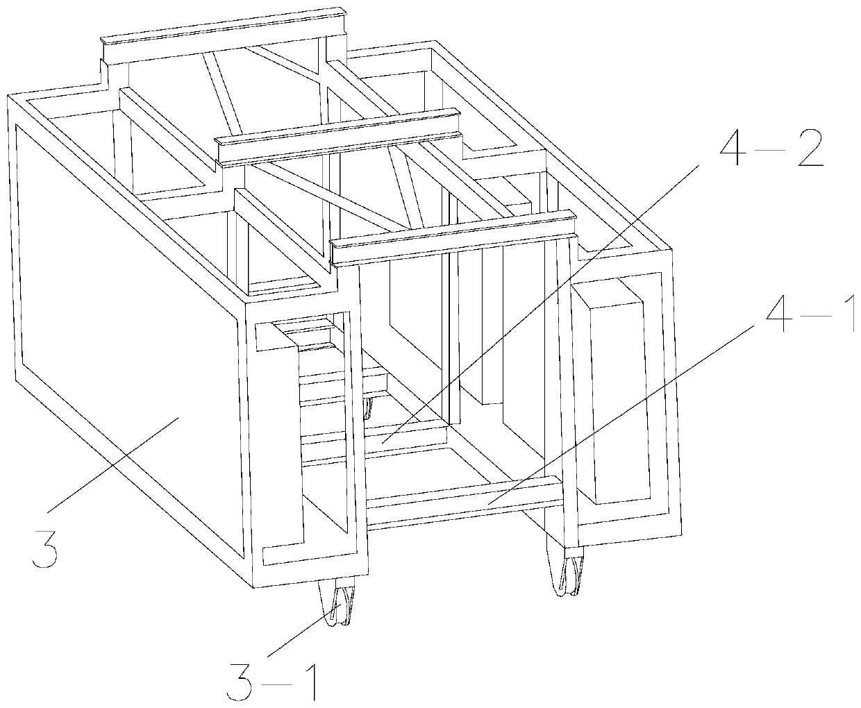 A method for reversely hauling trolleys in tunnels