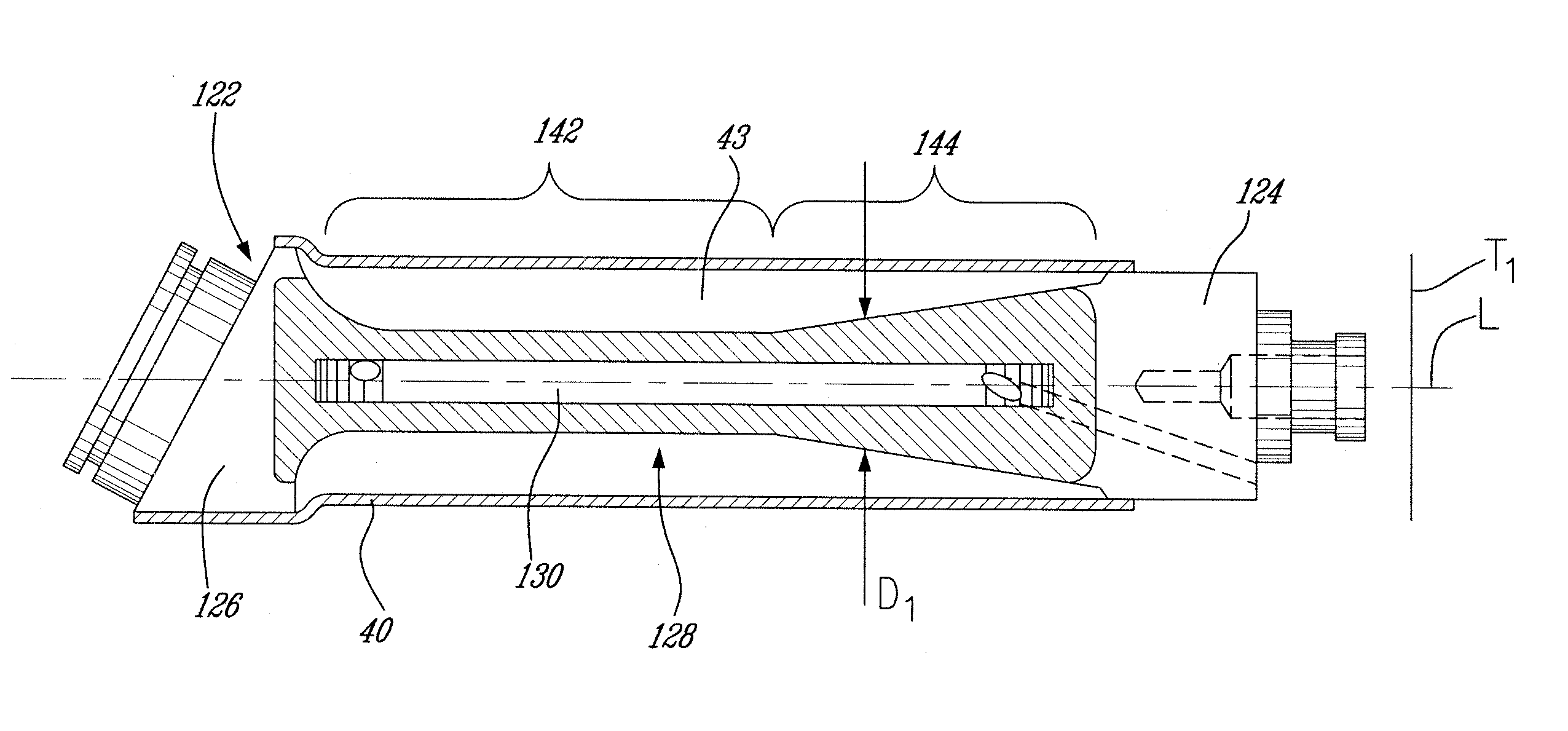 Nozzle design to reduce fretting