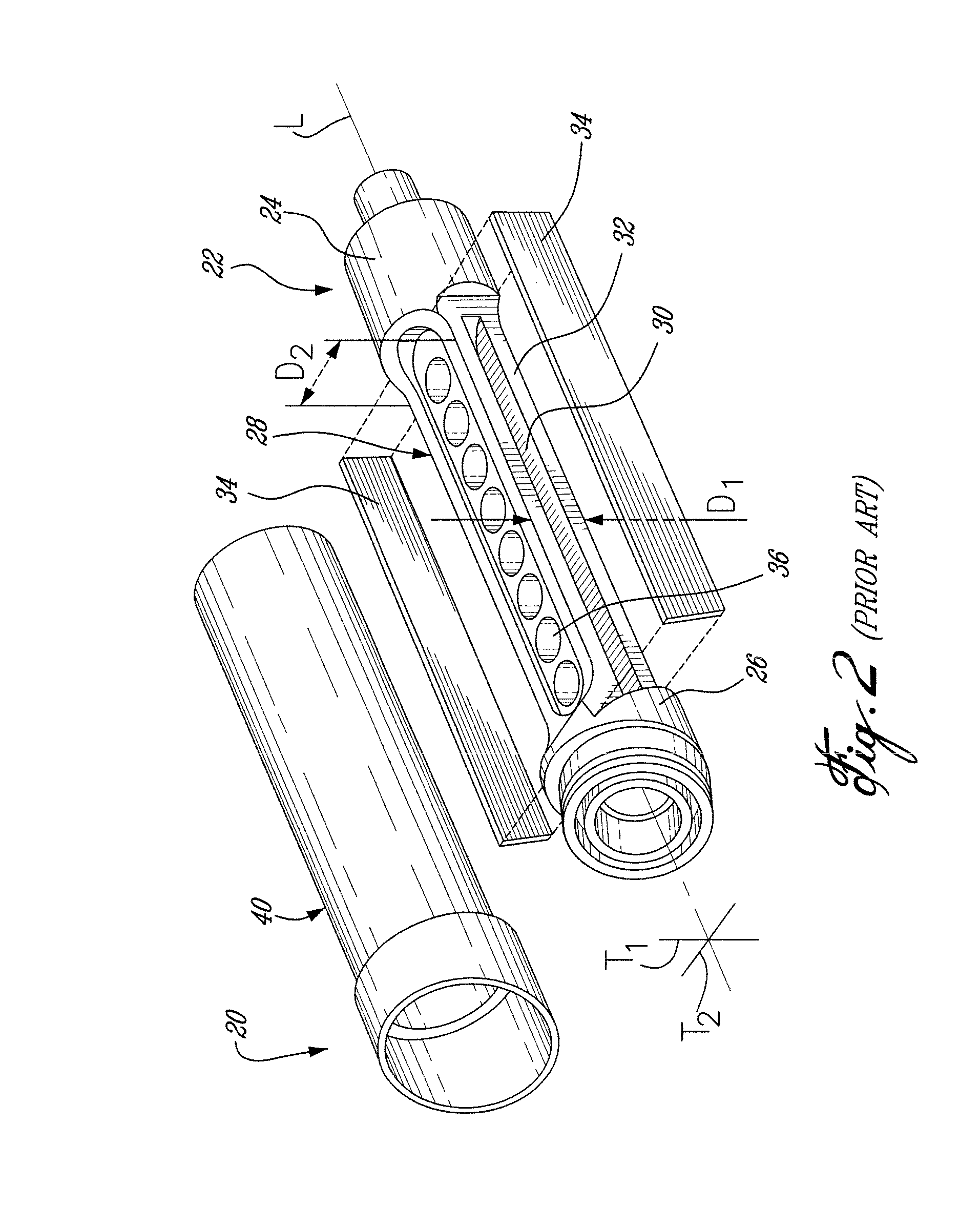 Nozzle design to reduce fretting