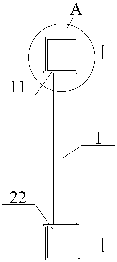 Integrated water tank for cooler