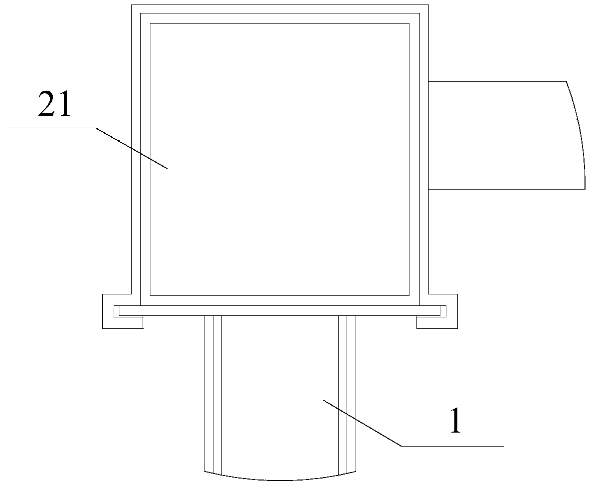 Integrated water tank for cooler