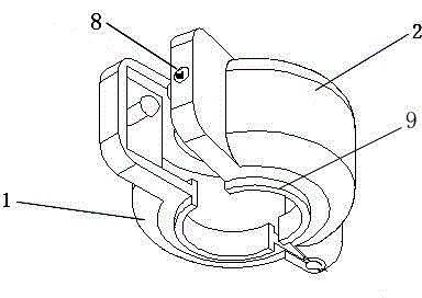 Anti-theft device for mountain bike saddle