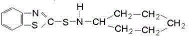 Method for preparing rubber vulcanization accelerator CBS by using microchannel reactor