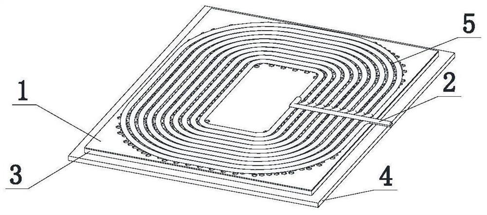 Heat dissipation structure of wireless charging coil and manufacturing method thereof