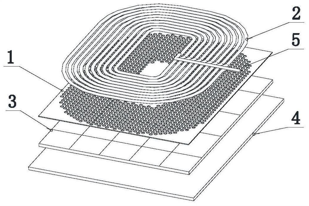 Heat dissipation structure of wireless charging coil and manufacturing method thereof