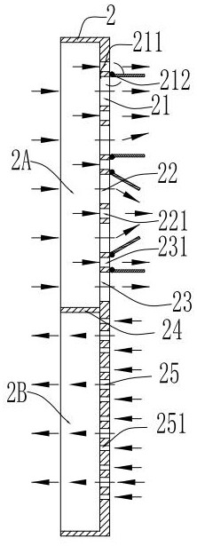 Flow equalizing adjusting plate for heat pump dryer