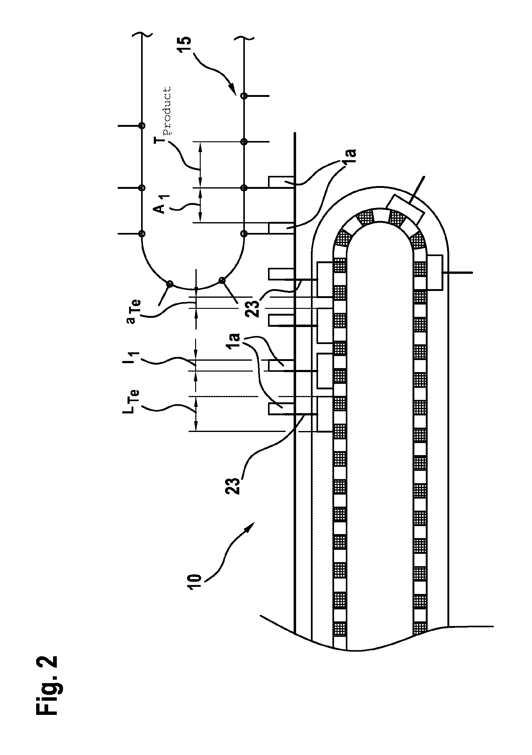 Method for operating an electromagnetic transfer system, and transfer system