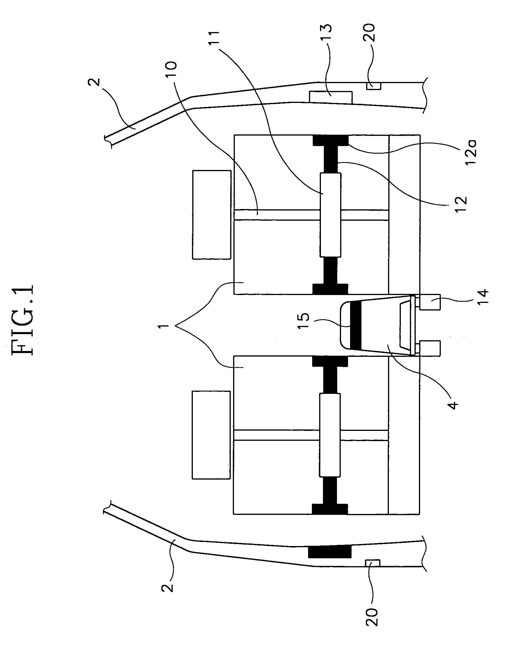 Lateral stiffness reinforcement device of vehicle body