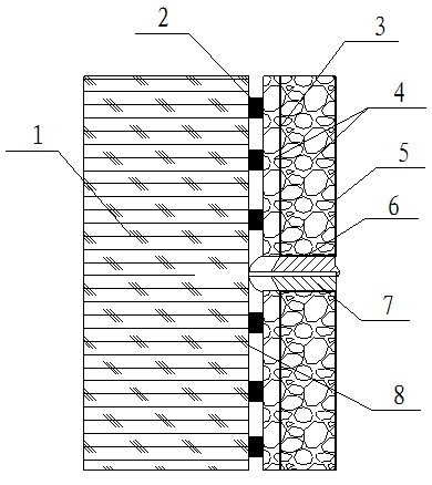 Wall moisture exhausting system