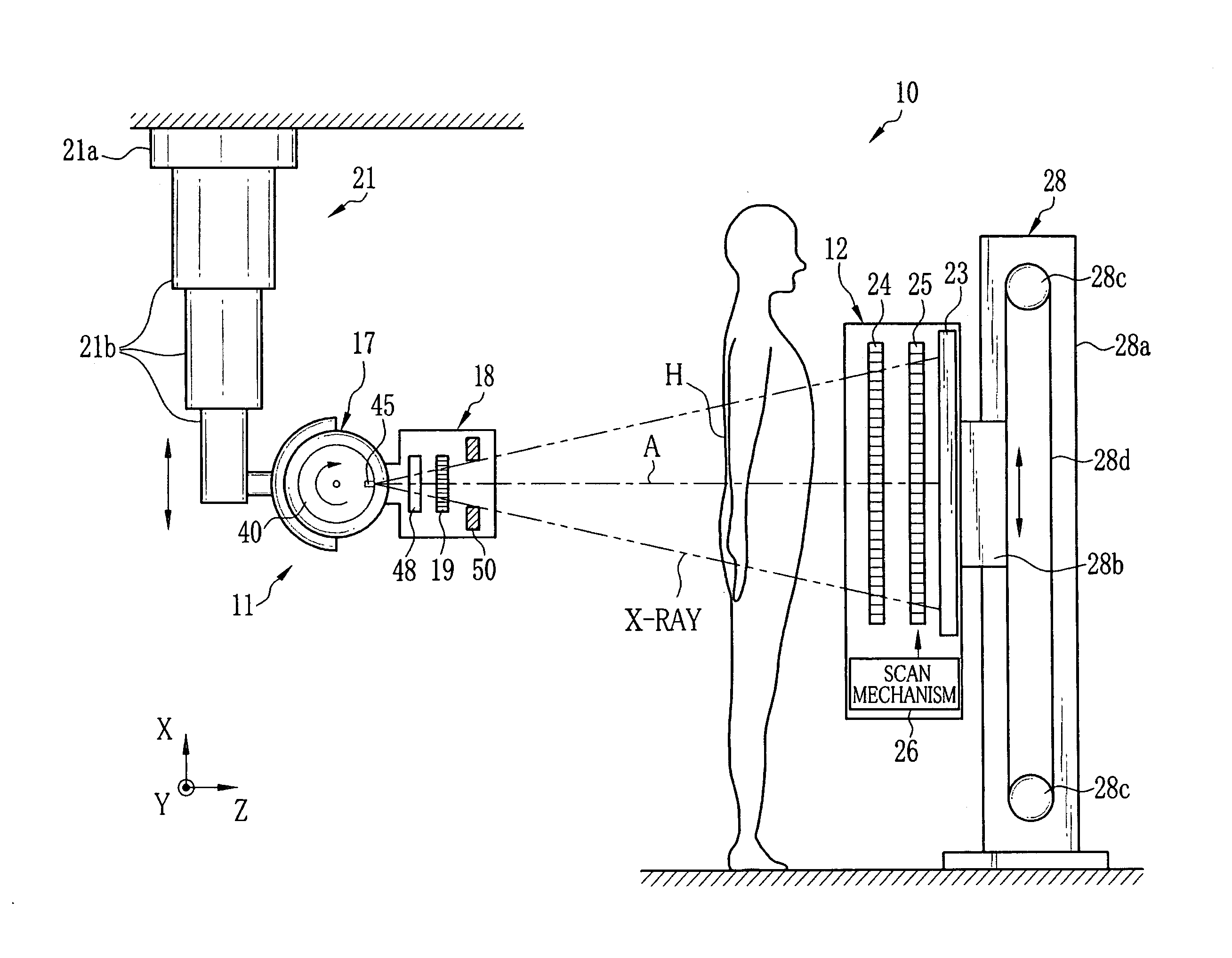 Radiation imaging system and collimator unit