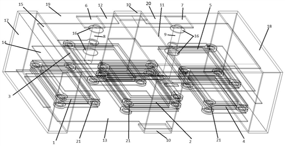 A miniaturized inductively coupled tunable bandpass filter and its preparation method