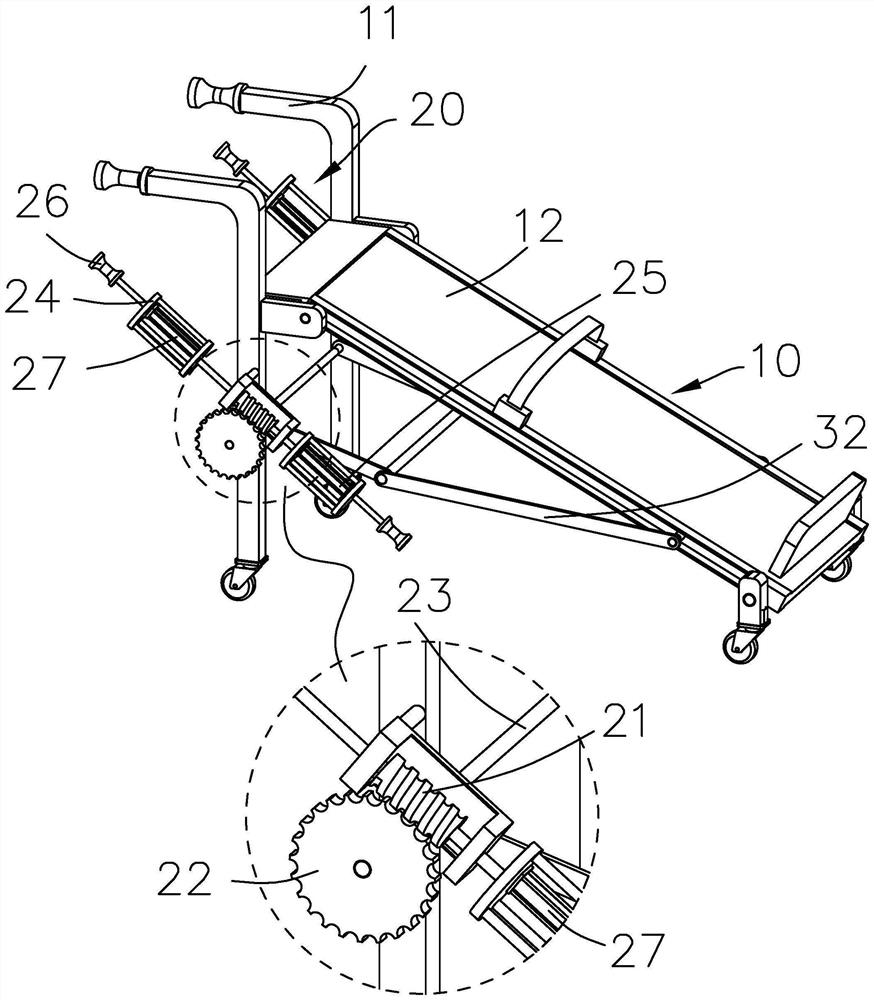 Computer-controlled dynamic adjustment limb rehabilitation training device and method