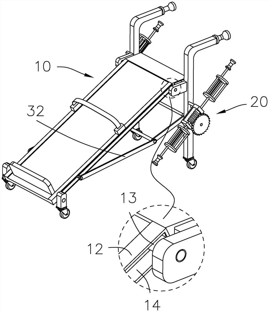 Computer-controlled dynamic adjustment limb rehabilitation training device and method