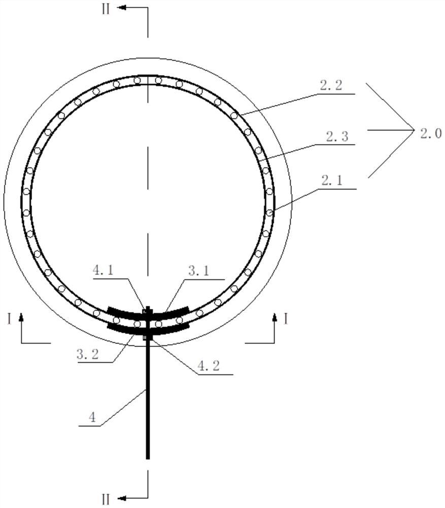 Soil retaining assembly and connecting embedded steel bar anchoring method thereof