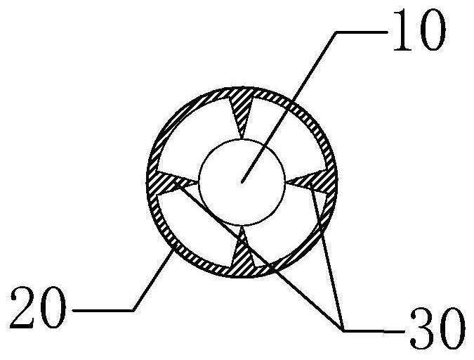 Optical fiber conduit cooling system capable of removing fluid bubbles