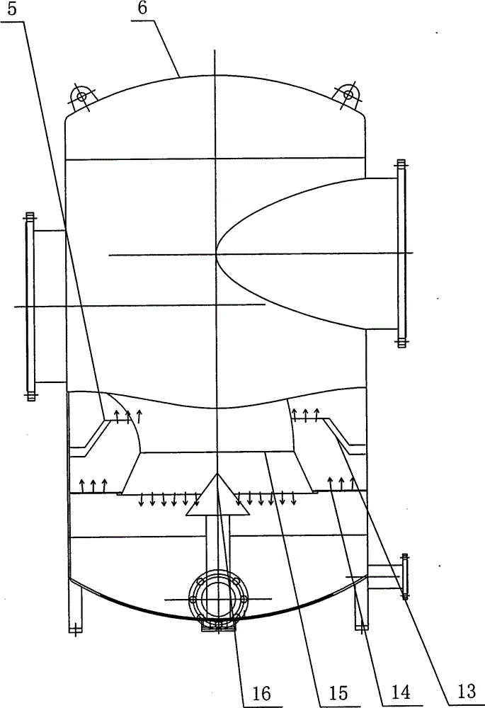 Self-balancing water-seal-type anti-explosion device