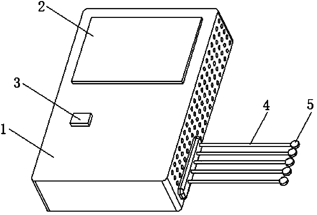 Electrocardiogram examination device capable of resisting interference