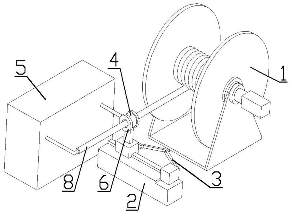 A withstand voltage test device for underground cable laying