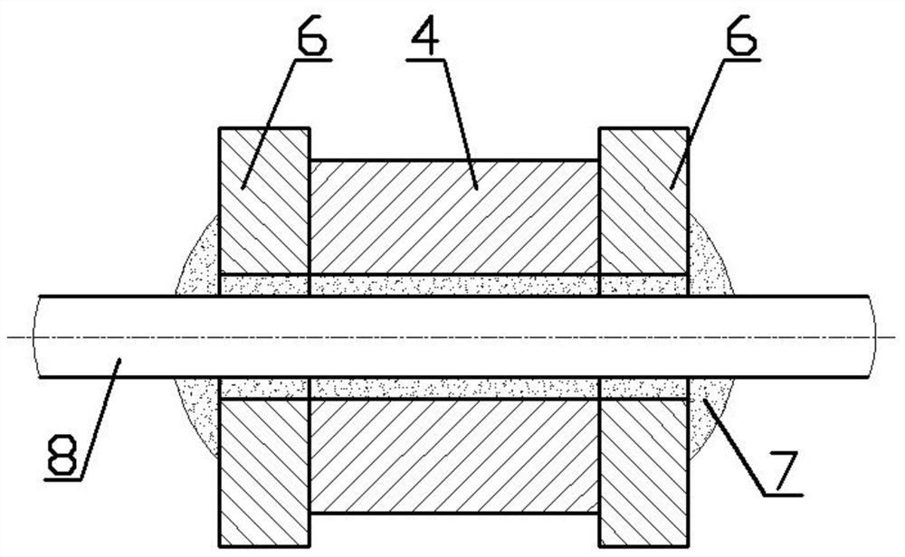 A withstand voltage test device for underground cable laying