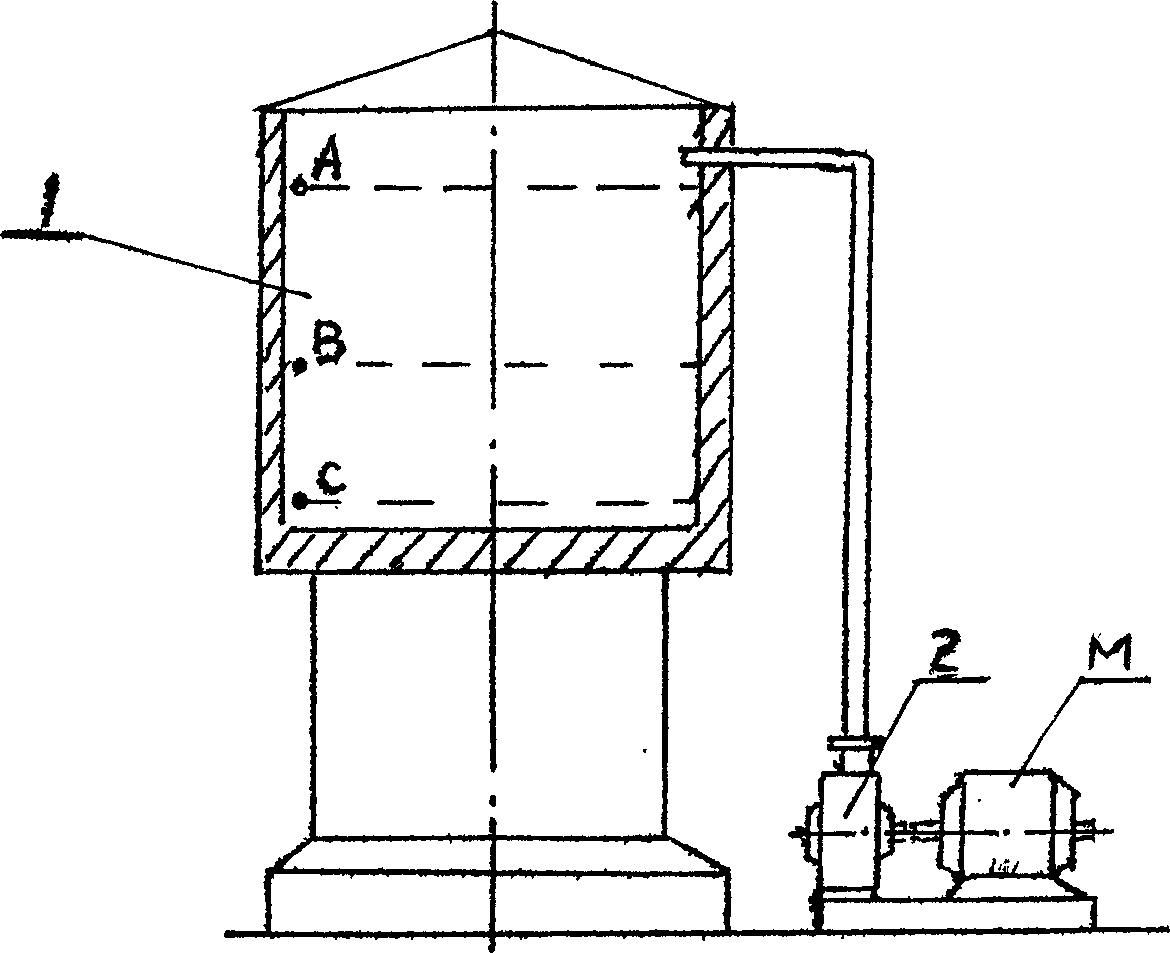 Automatic water-replenishing device for water tower