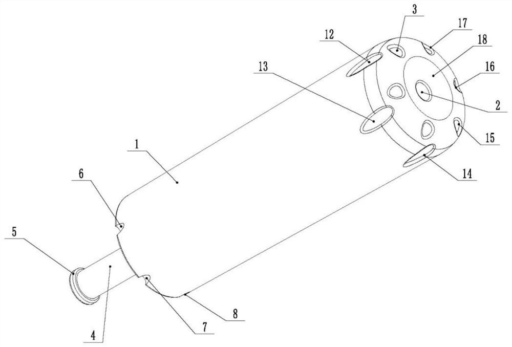 Interior radiotherapy needle inserting and implanting guiding device