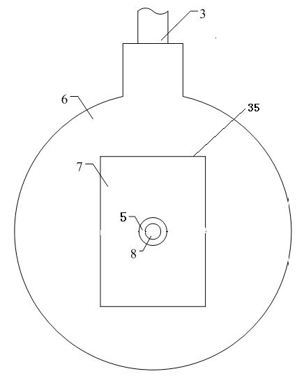 Dynamic laser perforation device capable of penetrating into rock under petroleum well