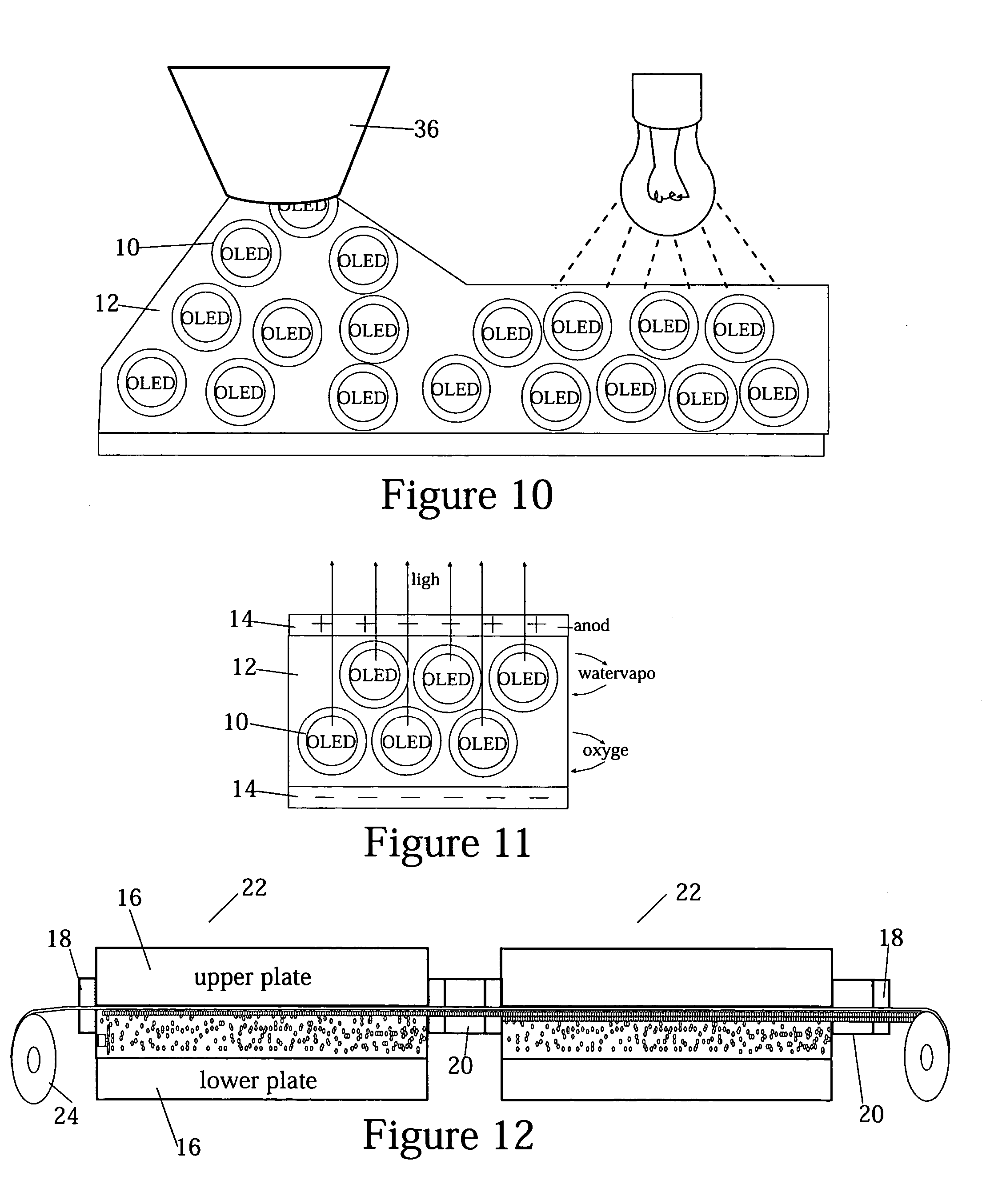 Methods for forming light active devices