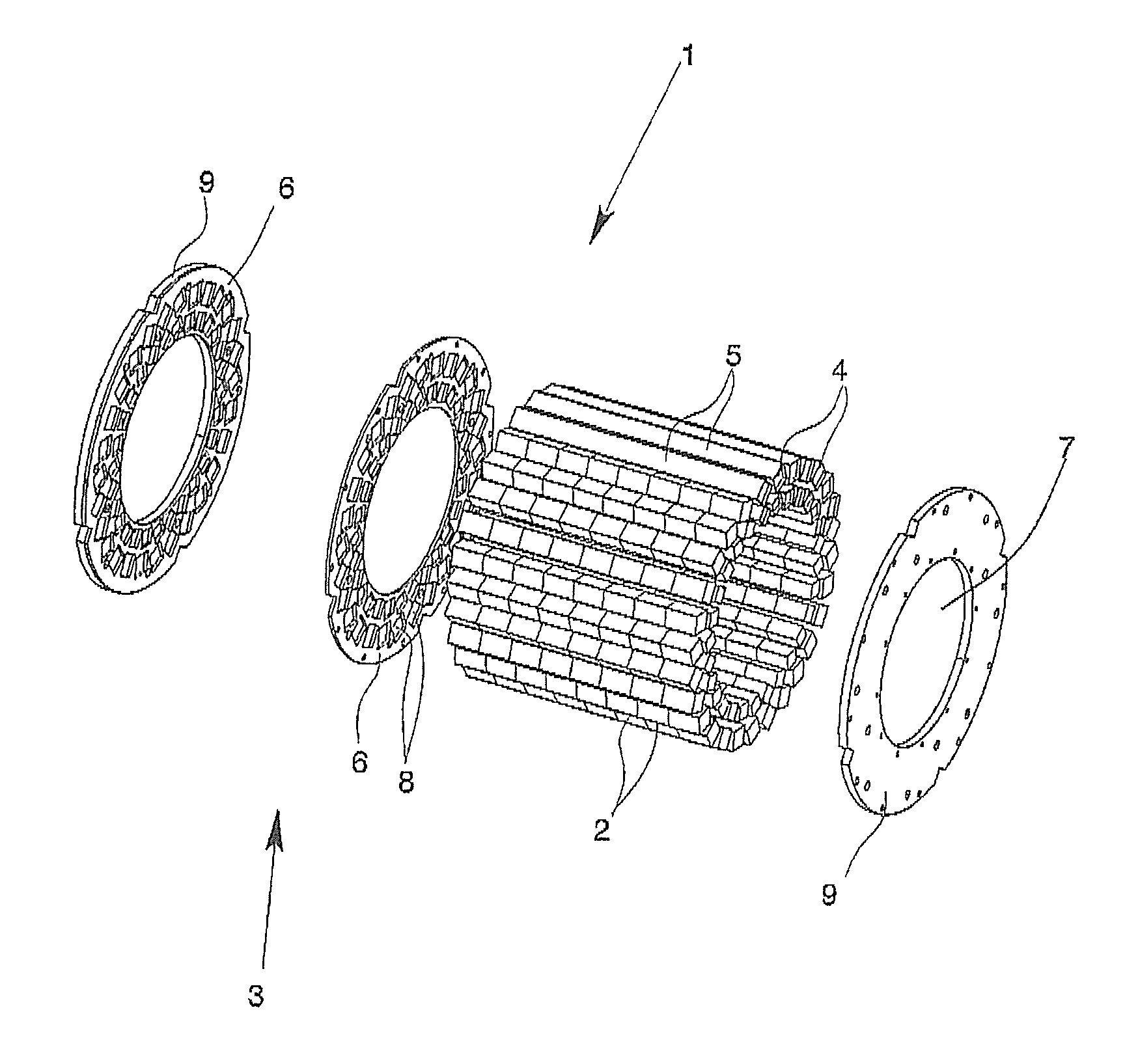 Magnetization device for a nuclear magnetic flow meter