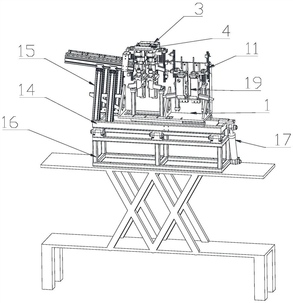 Fastener construction equipment capable of adjusting mounting posture