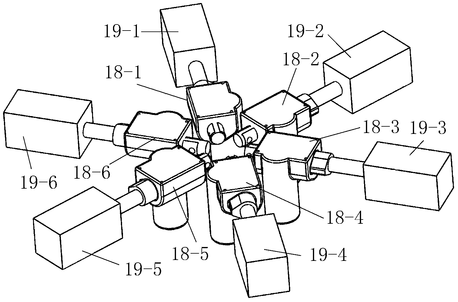 Two-wheeled wheelchair with multi-degree-of-freedom gravity center adjusting function