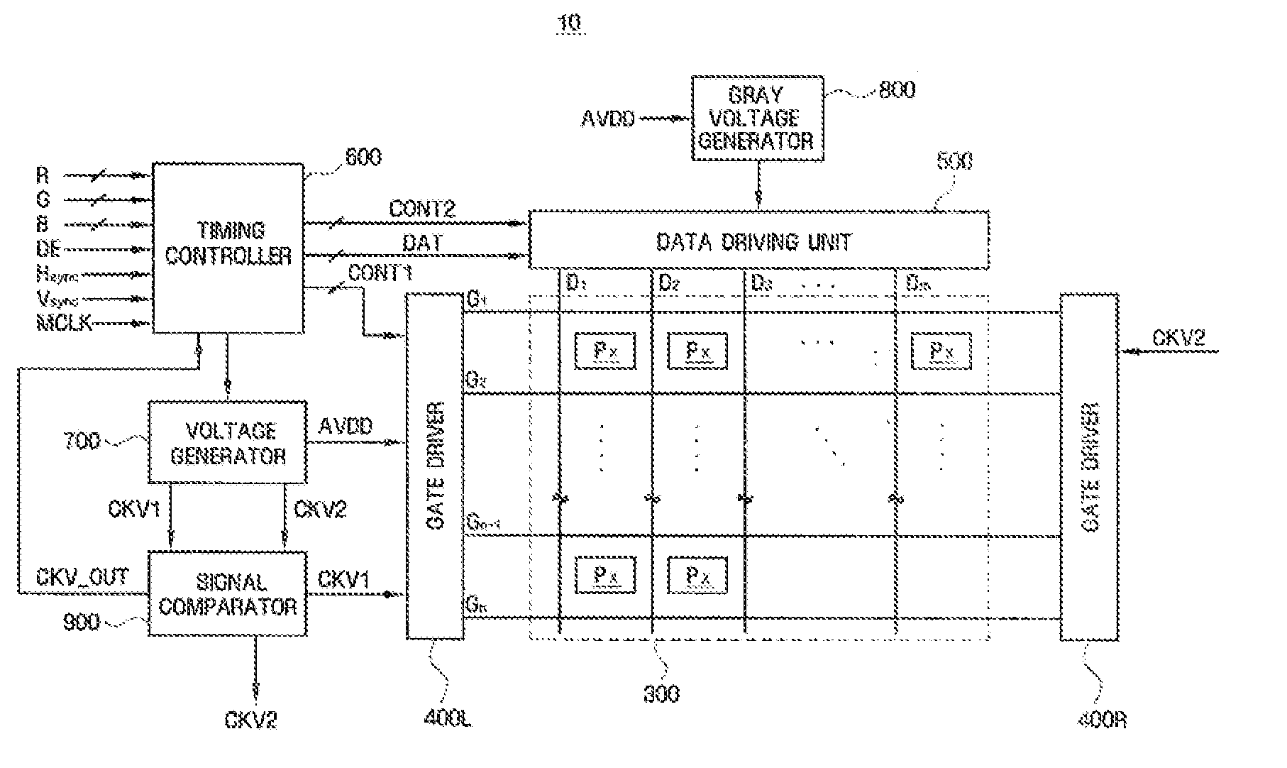 Driving apparatus and liquid crystal display including the same