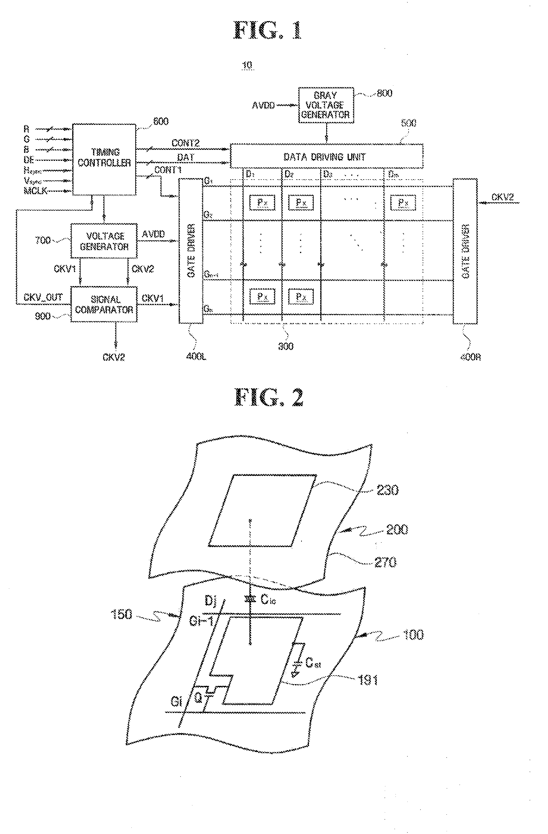 Driving apparatus and liquid crystal display including the same