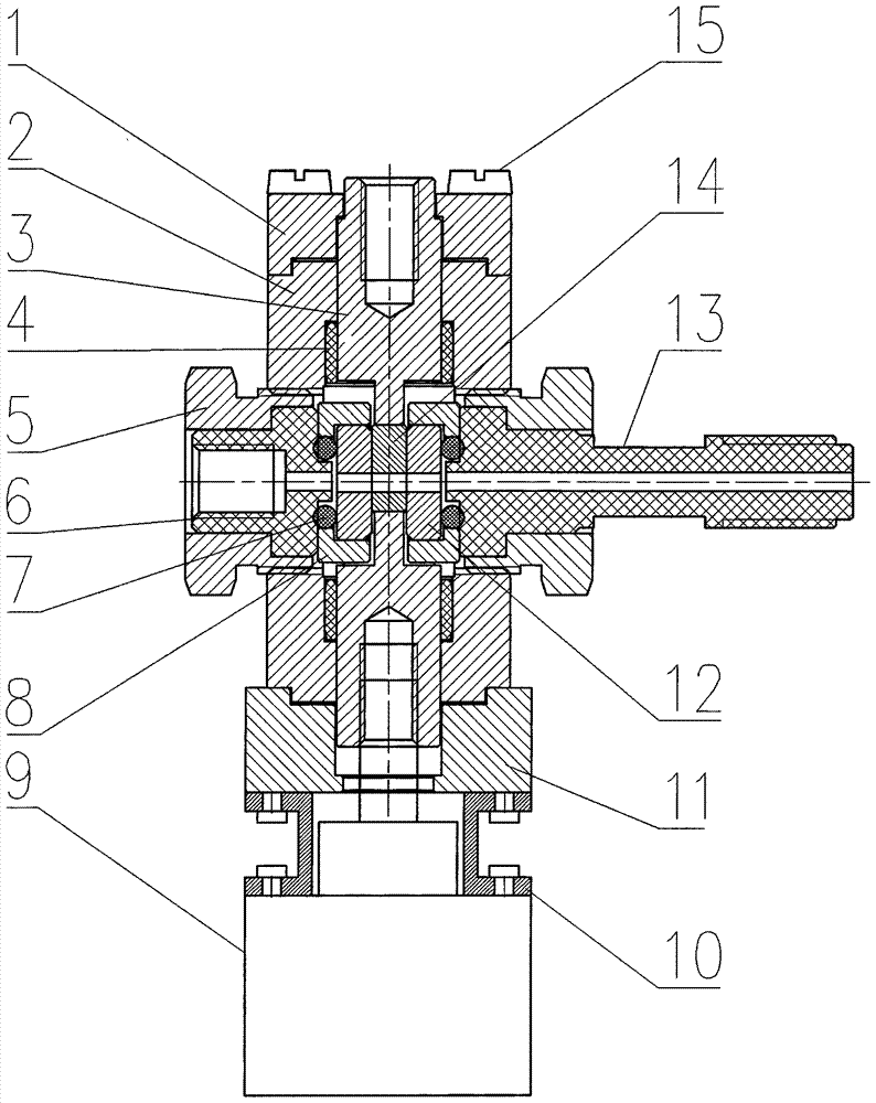 Plane ceramic valve for chemical oxygen demand analysis meter