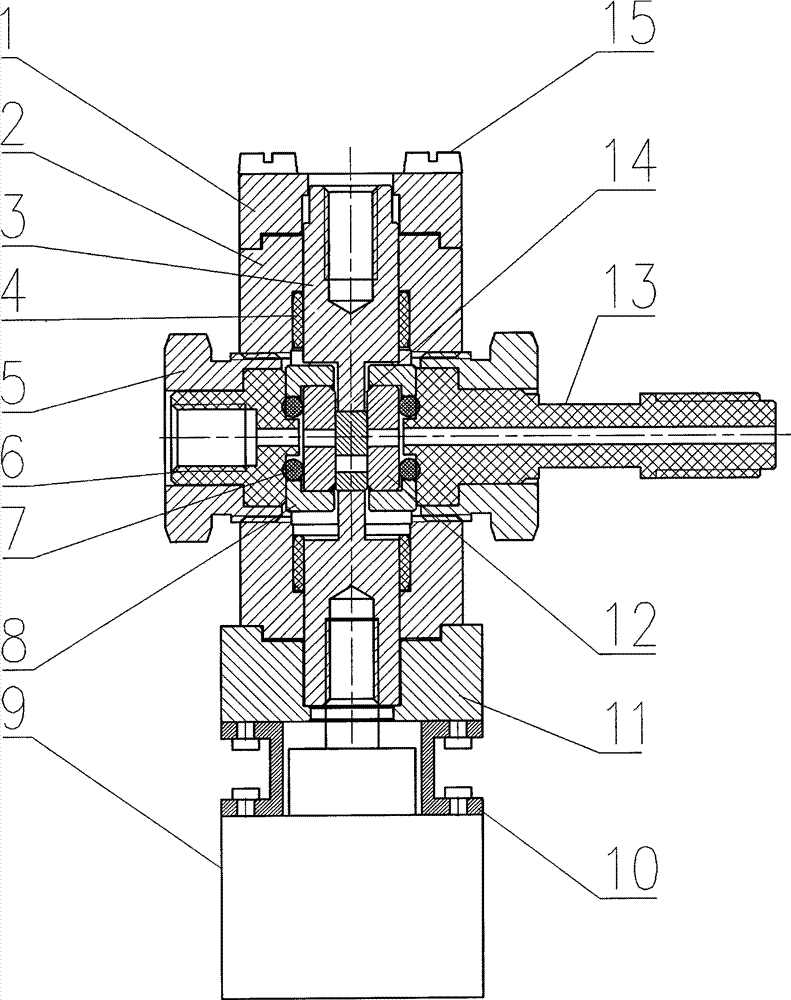 Plane ceramic valve for chemical oxygen demand analysis meter