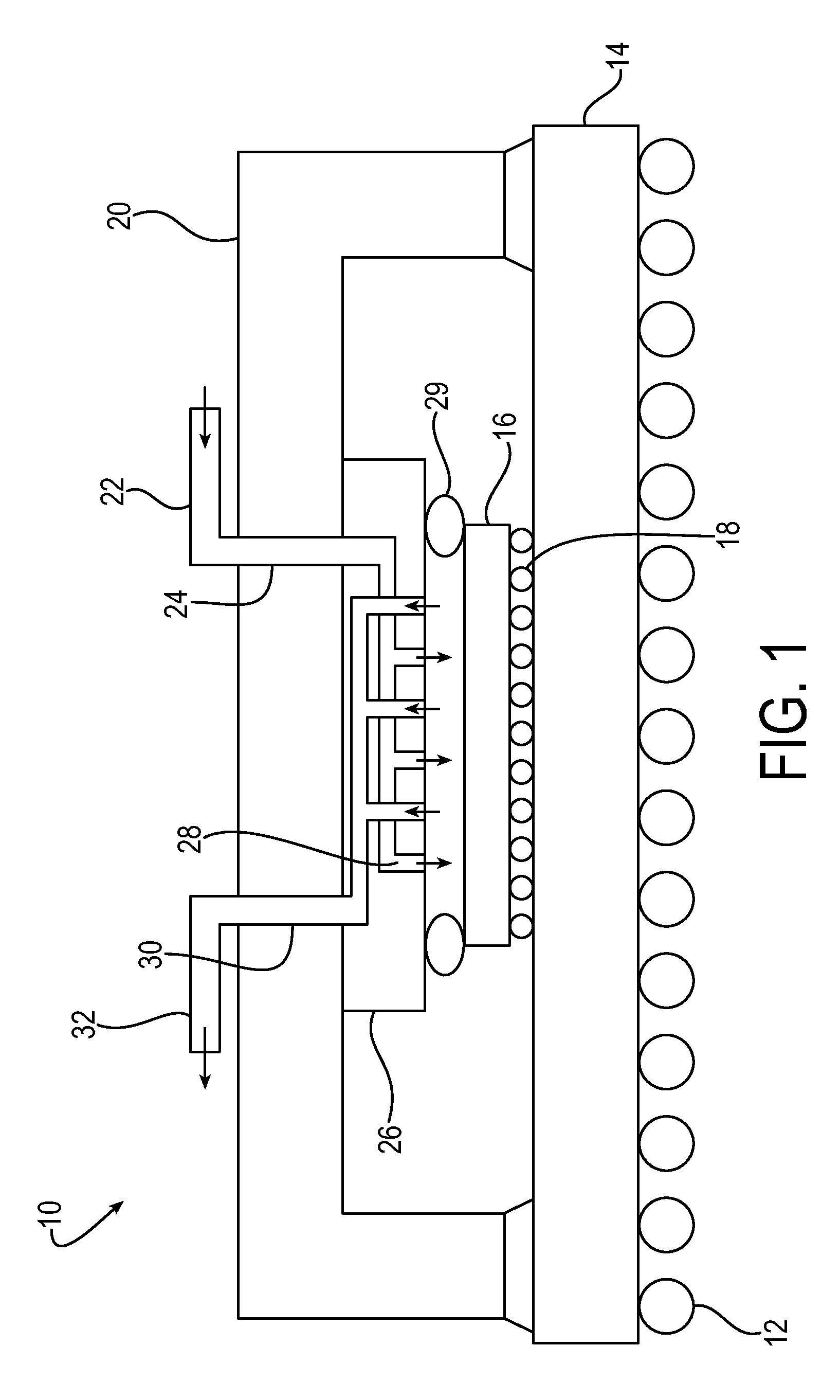 Passively controlled smart microjet cooling array