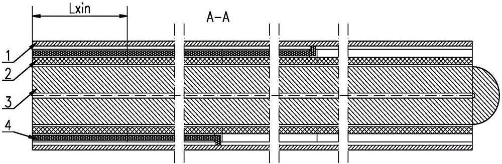 Nuclear reactor fuel rod simulating electric heating device and assembly process