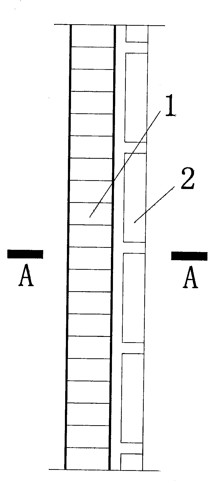 Brick sleeve type chimney structure with thermal insulation and anti-corrosion layer