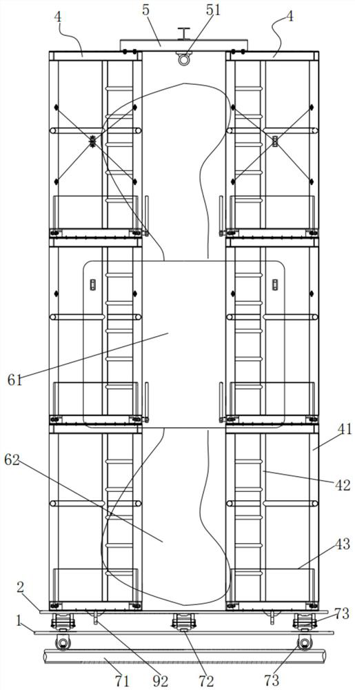 A kind of propeller auxiliary disassembly tooling, disassembly method and installation method