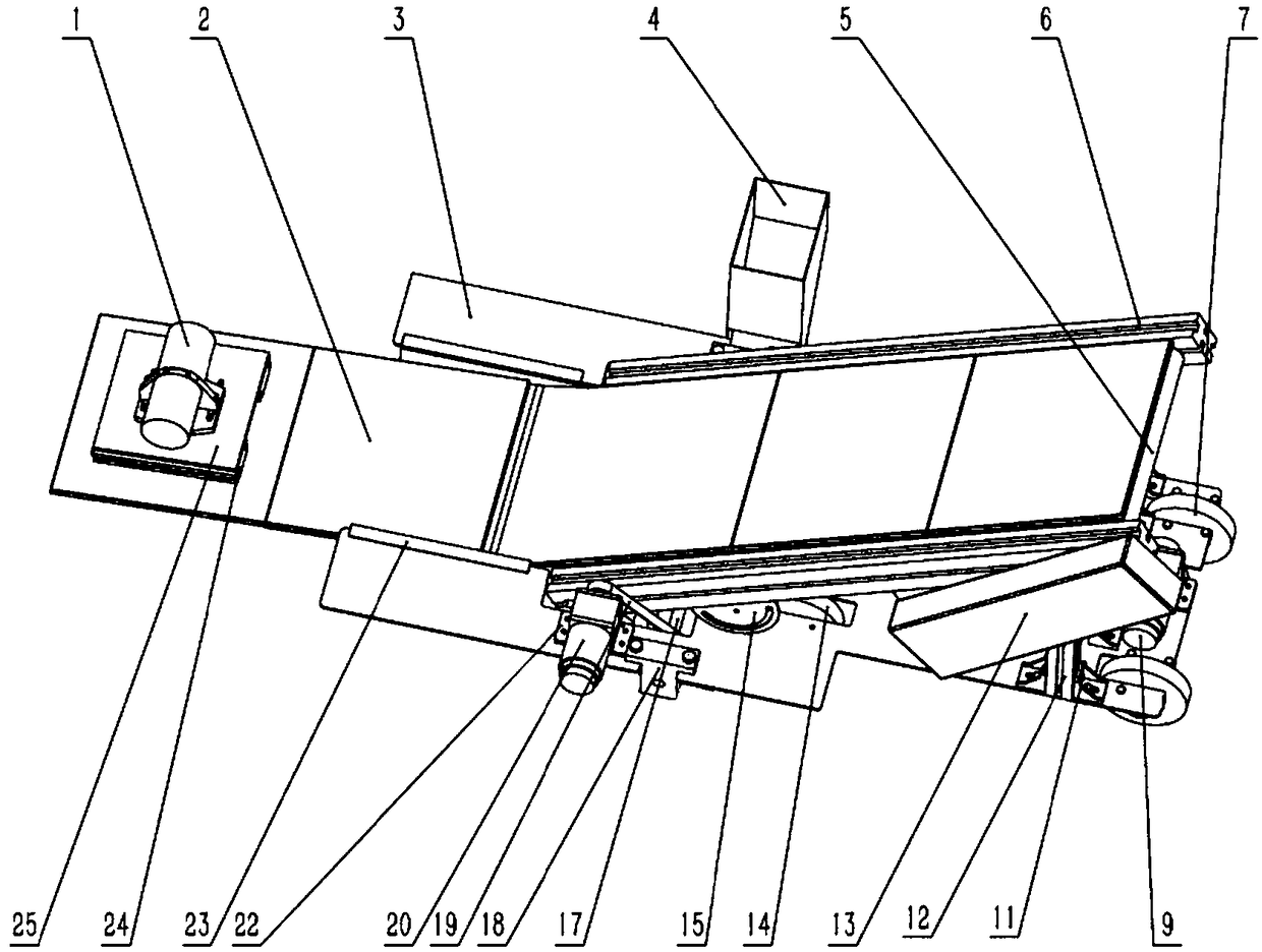 An automatic floor tile machine