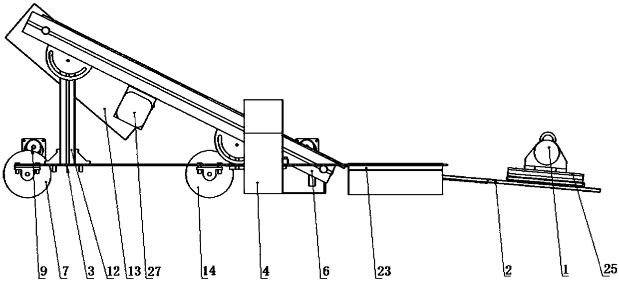 An automatic floor tile machine