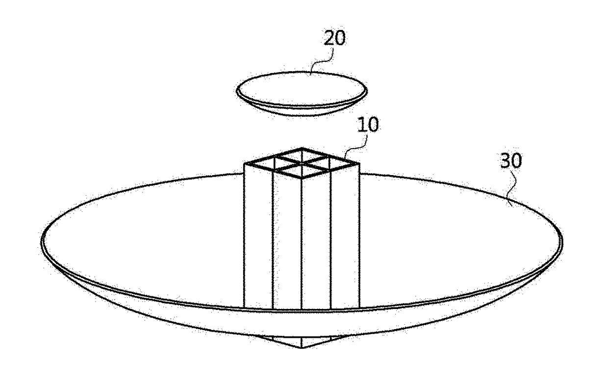 Cassegrain antenna for equalizing orbital angular momentum mode tranmission loss