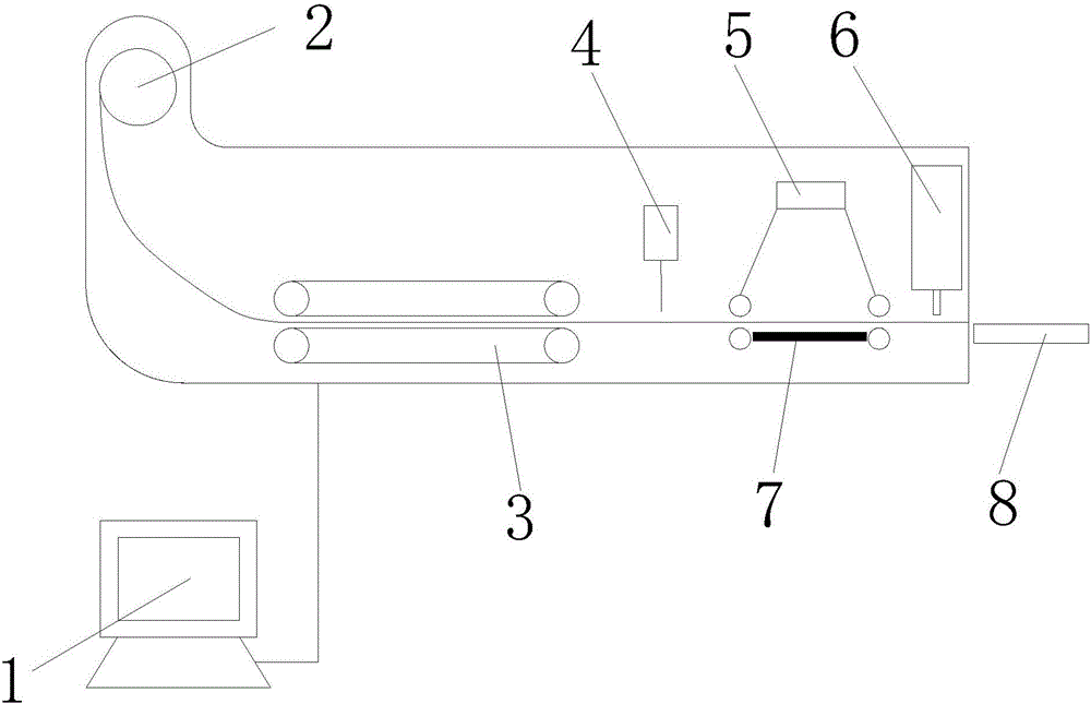 Medical image output system for printing transparent film and working method of system