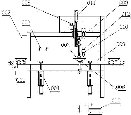 Deep-curvature glass cleaning machine