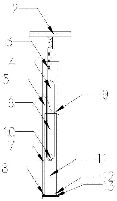 Constructed wetland water level control device and technology thereof