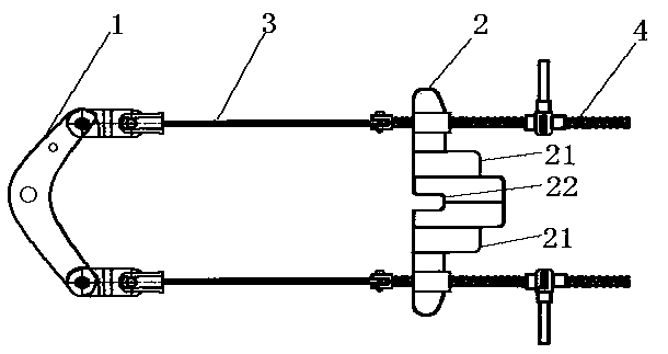 Fixture for replacing strain insulator string