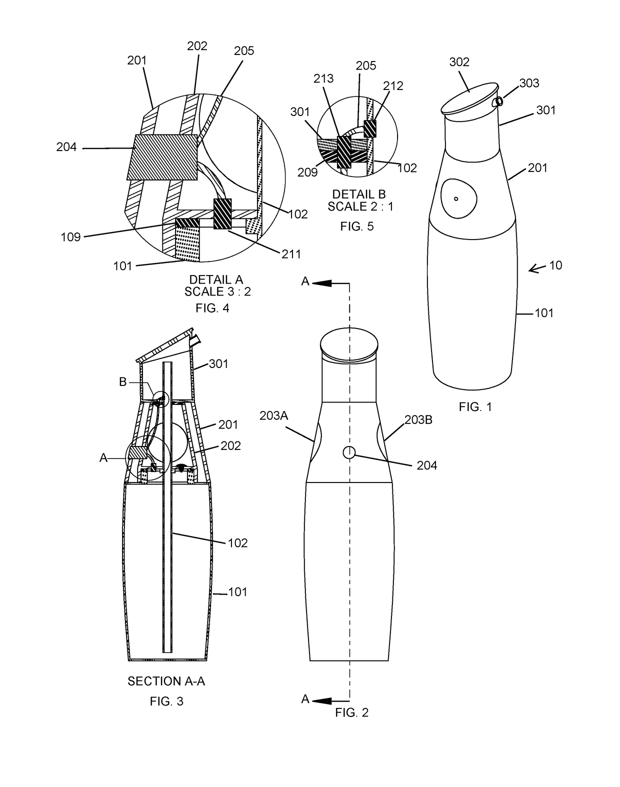 Rigid Container for Precision Liquid Measuring and Dispensing